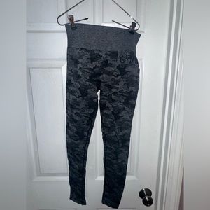 Gymshark black camo leggings worn maybe three times